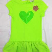 OVERKIDS Abito Bambina Cuore 6 Anni - Originale