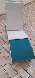 2 sedie sdraio da giardino