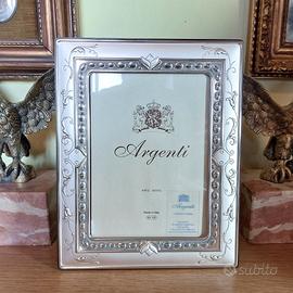 Cornice Portafoto Argento 925 anni 90 x foto 13x18