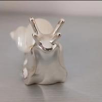 Lumaca argento e madreperla