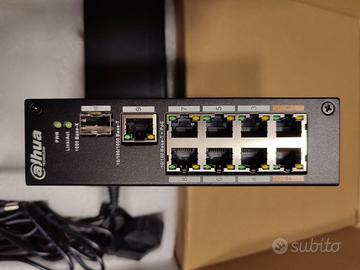 Switch 8 porte poe Gigabit Fibra