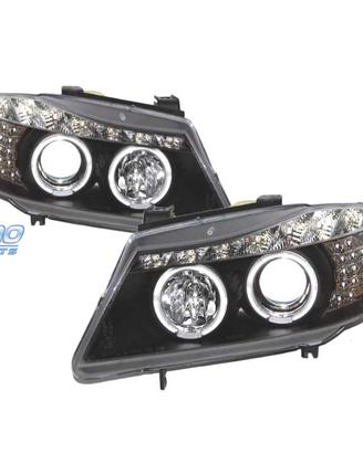 FARI BMW E90 05-08 LUCE DIURNA A LED NERO