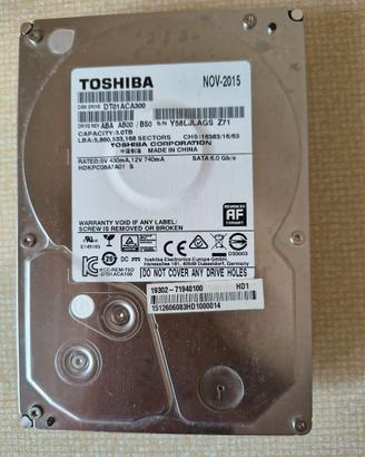 hard disk toshiba 3 tb