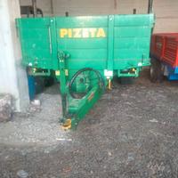 Rimorchio pizeta forestale trazionato
