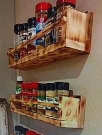 porta spezie in legno