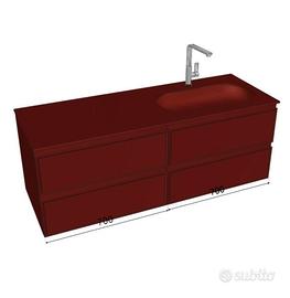 Lavabo Arbi rosso rubino nuovo