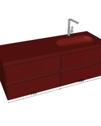 Lavabo Arbi rosso rubino nuovo
