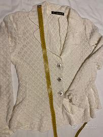 Cardigan donna bianco