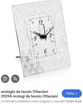 Orologio da tavolo ottaviani