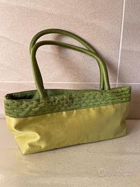 Borsa a mano verde oliva