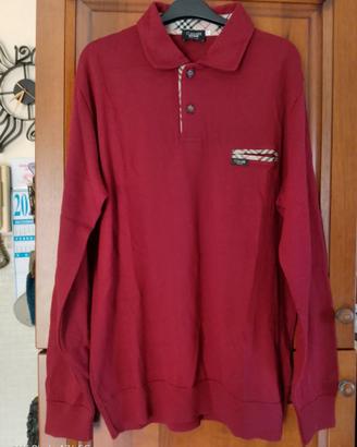 MAGLIONE POLO UOMO MANICHE  LUNGHE TG. 54