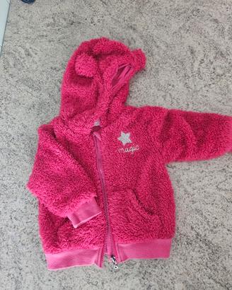 maglione con cappuccio 9-12 mesi 