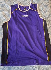 Canotta basket Kipsta XXL viola/nero