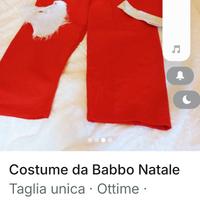 costume da Babbo natale completo