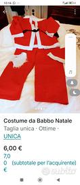 costume da Babbo natale completo