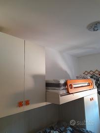 cameretta con letto a castello