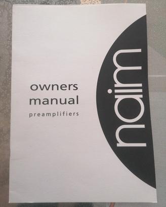 Naim Owner Manual originali +Sony CDP-X77ES