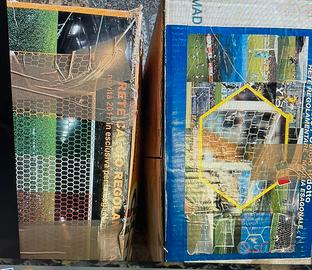 Rete porte campo calcio