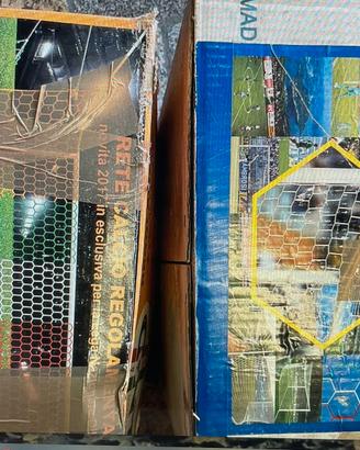 Rete porte campo calcio