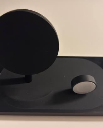 Dock station base carica wireless per smartphone e