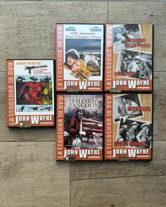 5 DVD John Wayne in perfette condizioni