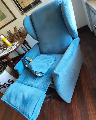 poltrona relax elettrica  xxl