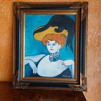 Riproduzione  La Cortigiana - Pablo Picasso 1901ca