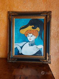 Riproduzione  La Cortigiana - Pablo Picasso 1901ca