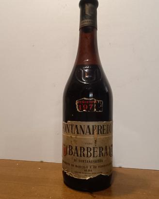 Barbera Fontanafredda 1971 Vintage -Collezione