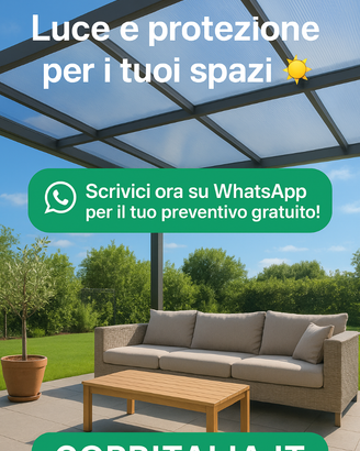 Lastre trasparenti per copertura balconi
