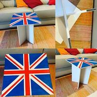 tavolino salotto intarsiato in legno artigianale