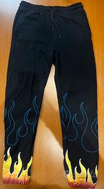 Pantalone con fiamme