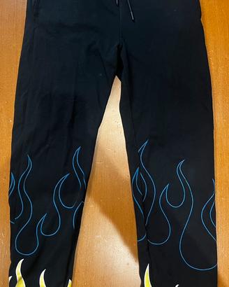 Pantalone con fiamme