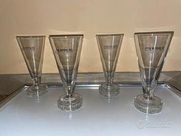 CAMPARI DESIGN MATTEO THUN 4 BICCHIERI VINTAGE