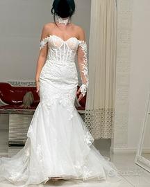 Abito sposa  splendido in Pizzo
