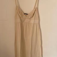 Camicia da notte-pigiama beige Tezenis
