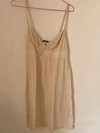 Camicia da notte-pigiama beige Tezenis