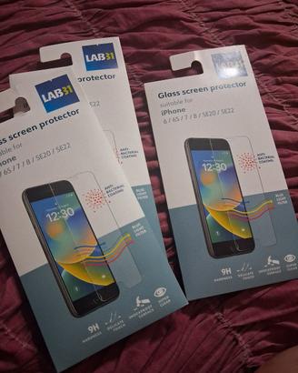 LAB31 Proteggischermo in vetro per iPhone 6/6S/7/8
