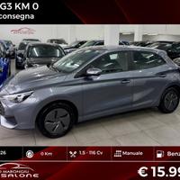 Mg MG3 1.5 Comfort KM 0 FINANZIABILE