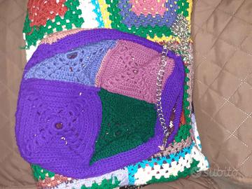 Borsa Granny Square Artigianale – Colori Vivaci