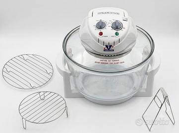 Forno Alogeno Ventilato in Vetro 12L