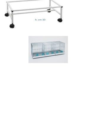 Gabbie DUE (2) da cm. 120 + Carrello