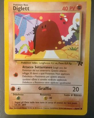 Diglett mazzo team rocket