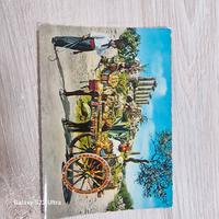 Cartolina storica anni 60 con annullo centrato