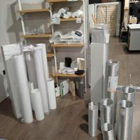 stock tubi elementi collegamento cappa