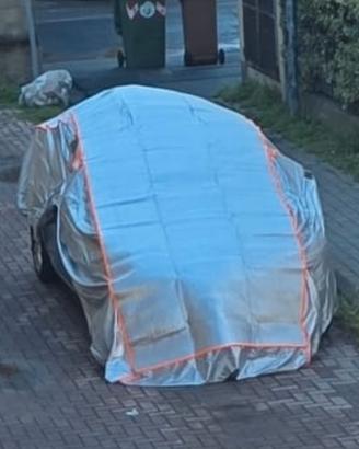 telo auto antigrandine, pioggia sole e gelo