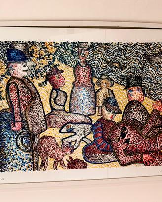 Enrico Baj - Figure - Litografia numerata