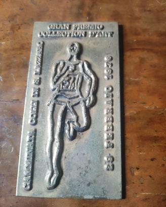 Targa Podistica San Lazzaro 1976 Ottone 105g