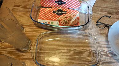 casseruola da forno con coperchio 