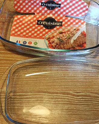 casseruola da forno con coperchio 